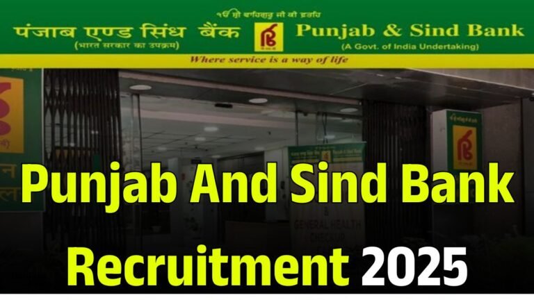 Punjab And Sind Bank Recruitment